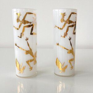 MCM Josephine Baker Collins Glasses (set of 2)